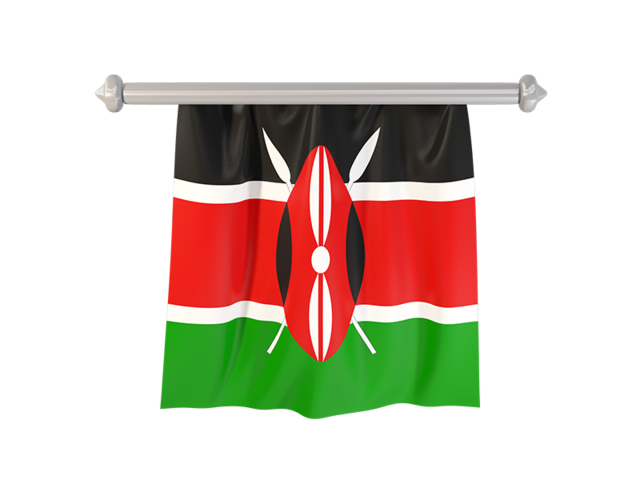 Флаг-вымпел. Скачать флаг. Кения