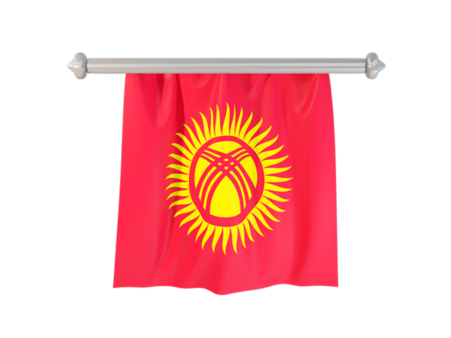 Flag pennant. Download flag icon of Kyrgyzstan at PNG format