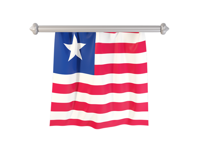 Флаг-вымпел. Скачать флаг. Либерия