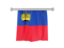 Liechtenstein. Flag pennant. Download icon.