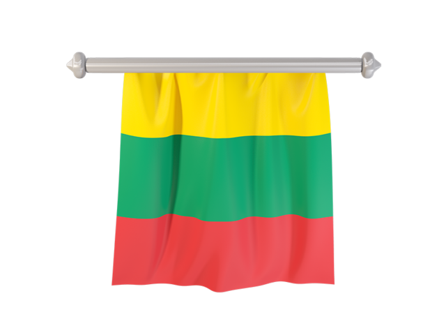 Флаг-вымпел. Скачать флаг. Литва