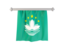 Macao. Flag pennant. Download icon.