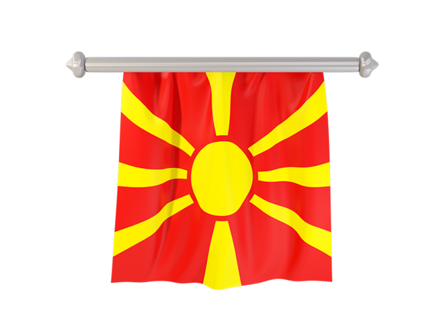 Flag pennant. Download flag icon of Macedonia at PNG format