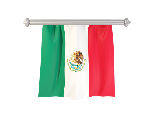 Флаг-вымпел. Скачать флаг. Мексика