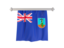 Montserrat. Flag pennant. Download icon.