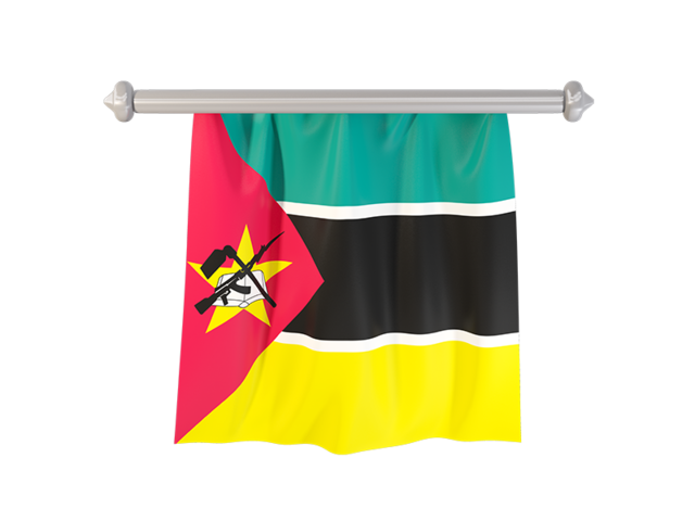 Флаг-вымпел. Скачать флаг. Мозамбик