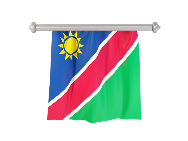 Flag pennant. Download flag icon of Namibia at PNG format