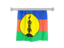 New Caledonia. Flag pennant. Download icon.