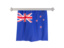 New Zealand. Flag pennant. Download icon.