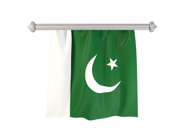 Флаг-вымпел. Скачать флаг. Пакистан