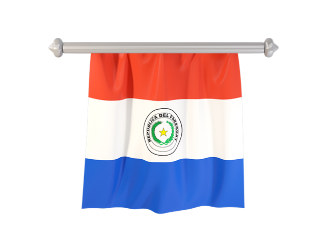 Флаг-вымпел. Скачать флаг. Парагвай