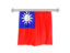 Taiwan. Flag pennant. Download icon.