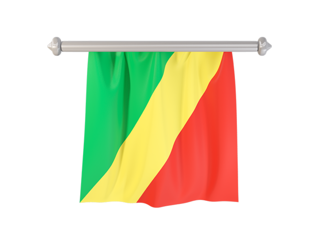 Флаг-вымпел. Скачать флаг. Республика Конго