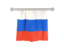 Russia. Flag pennant. Download icon.