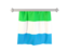 Sierra Leone. Flag pennant. Download icon.
