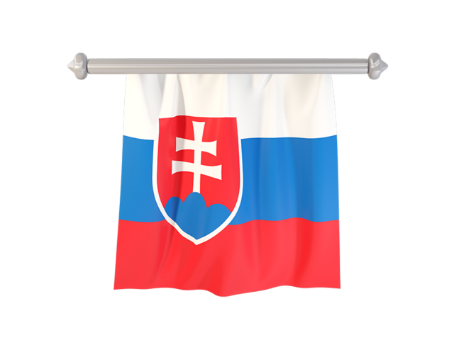 Флаг-вымпел. Скачать флаг. Словакия