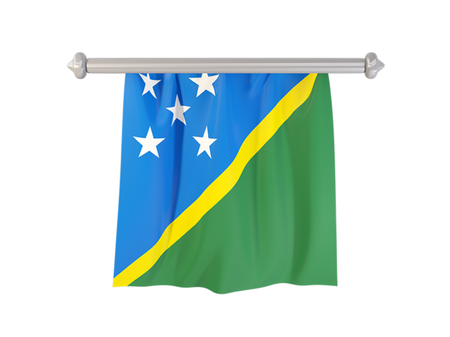 Флаг-вымпел. Скачать флаг. Соломоновы Острова