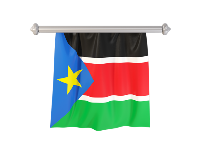 Флаг-вымпел. Скачать флаг. Южный Судан