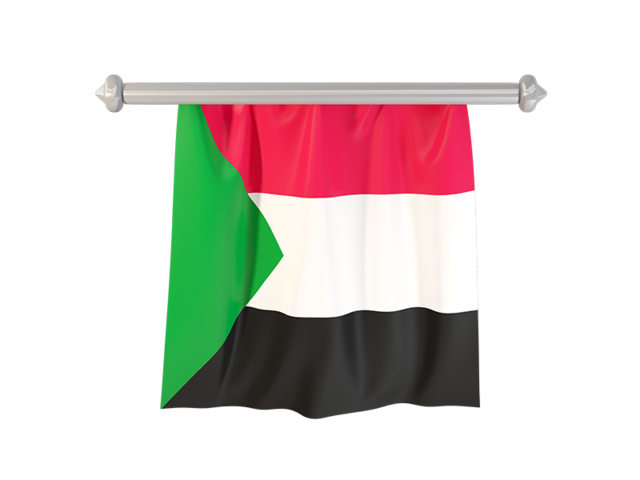 Флаг-вымпел. Скачать флаг. Судан