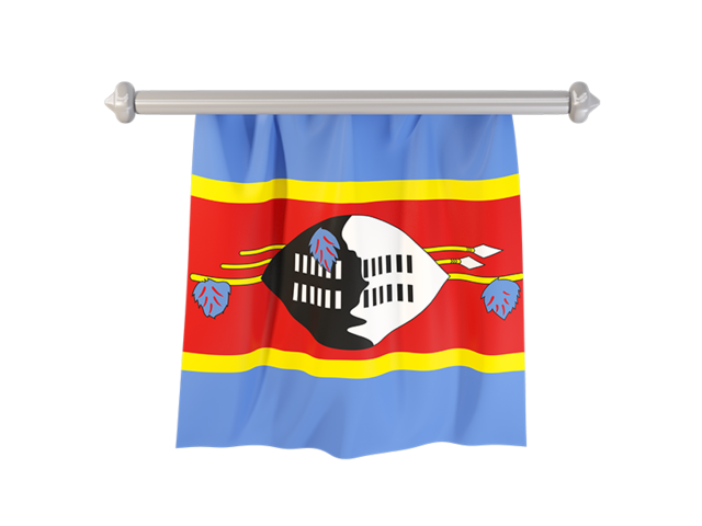 Флаг-вымпел. Скачать флаг. Свазиленд
