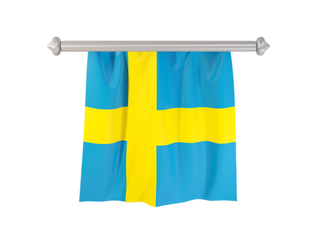Флаг-вымпел. Скачать флаг. Швеция
