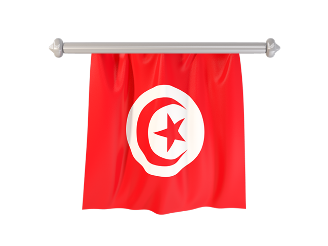 Флаг-вымпел. Скачать флаг. Тунис