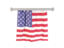 United States of America. Flag pennant. Download icon.