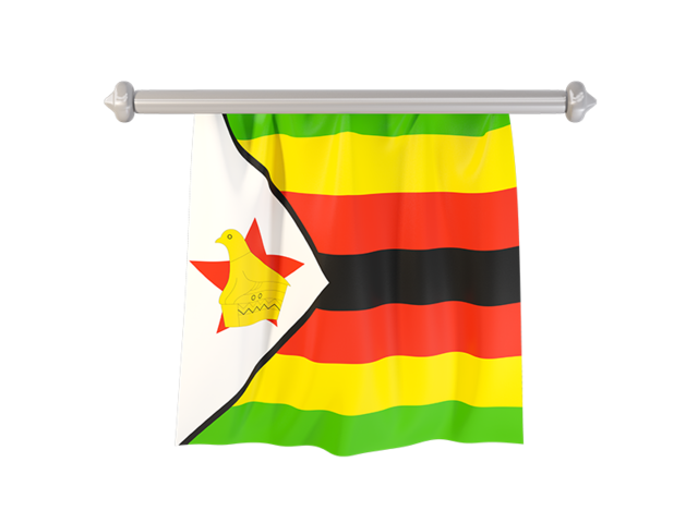 Флаг-вымпел. Скачать флаг. Зимбабве