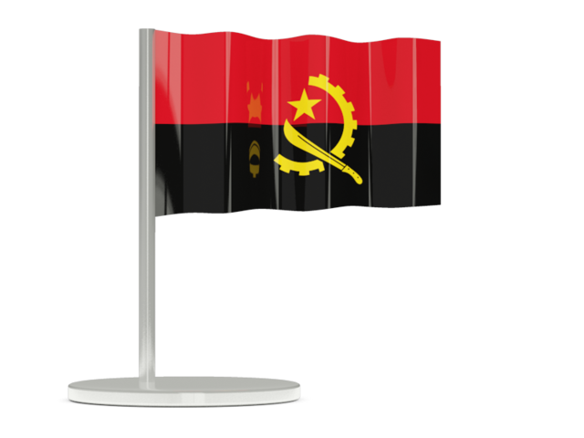 Flag pin. Download flag icon of Angola at PNG format