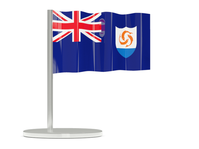 Flag pin. Download flag icon of Anguilla at PNG format