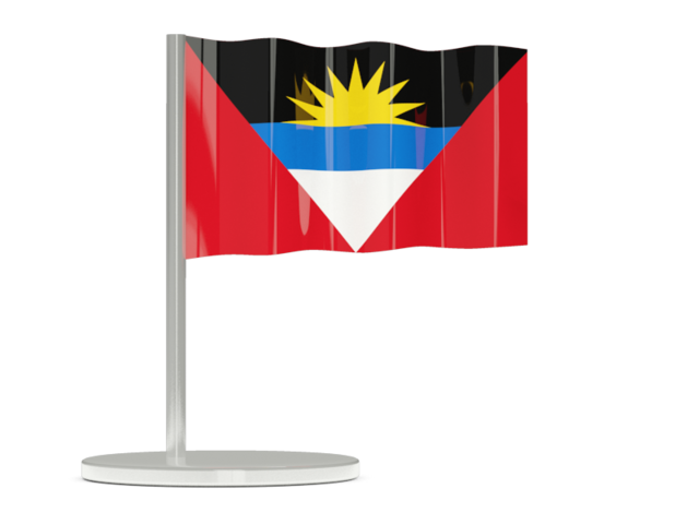 Flag pin. Download flag icon of Antigua and Barbuda at PNG format