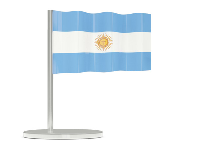 Flag pin. Download flag icon of Argentina at PNG format