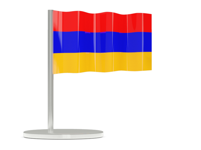 Flag pin. Download flag icon of Armenia at PNG format