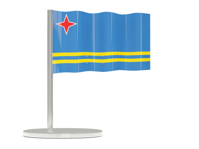 Flag pin. Download flag icon of Aruba at PNG format