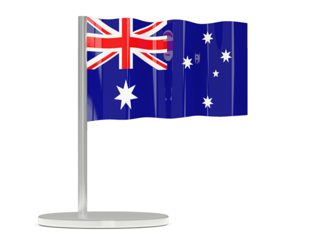 Флажок-булавка. Скачать флаг. Австралийский Союз