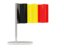 Belgium. Flag pin. Download icon.