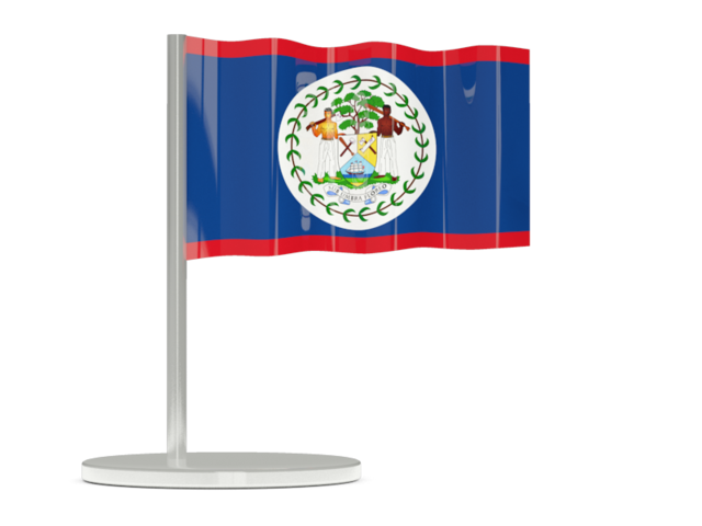 Flag pin. Download flag icon of Belize at PNG format