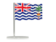 British Indian Ocean Territory. Flag pin. Download icon.