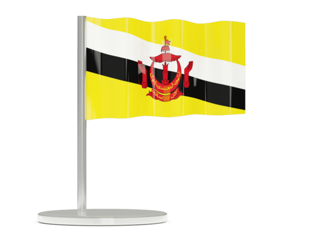 Flag pin. Download flag icon of Brunei at PNG format