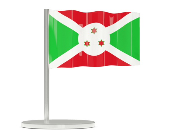 Flag pin. Download flag icon of Burundi at PNG format