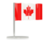 Canada. Flag pin. Download icon.