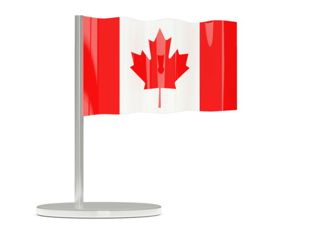 Flag pin. Download flag icon of Canada at PNG format