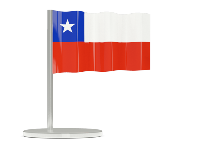 Flag pin. Download flag icon of Chile at PNG format
