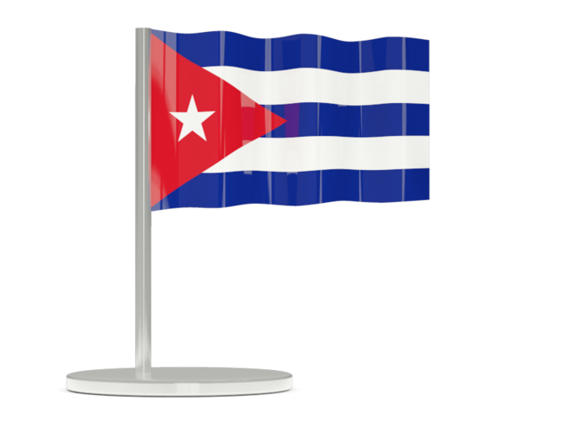 Flag pin. Download flag icon of Cuba at PNG format