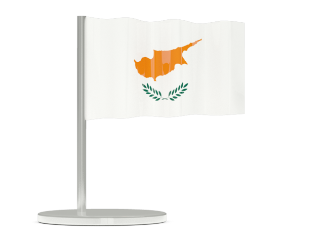 Flag pin. Download flag icon of Cyprus at PNG format