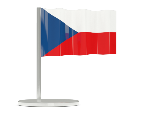 Flag pin. Download flag icon of Czech Republic at PNG format