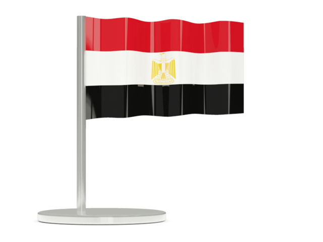 Флажок-булавка. Скачать флаг. Египет