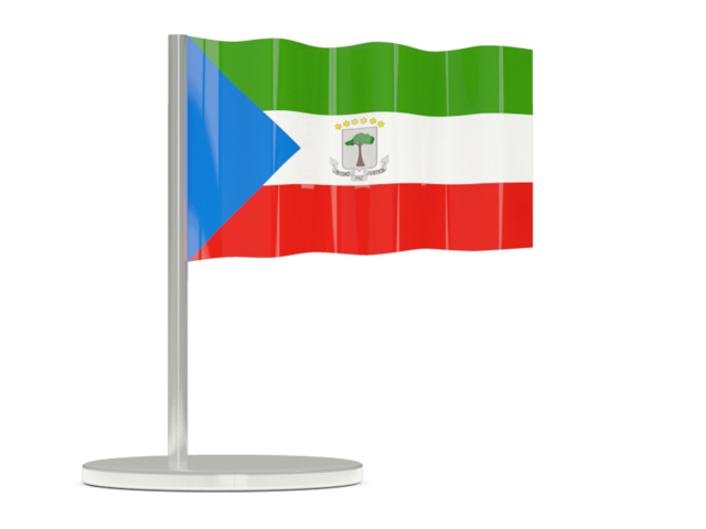 Flag pin. Download flag icon of Equatorial Guinea at PNG format