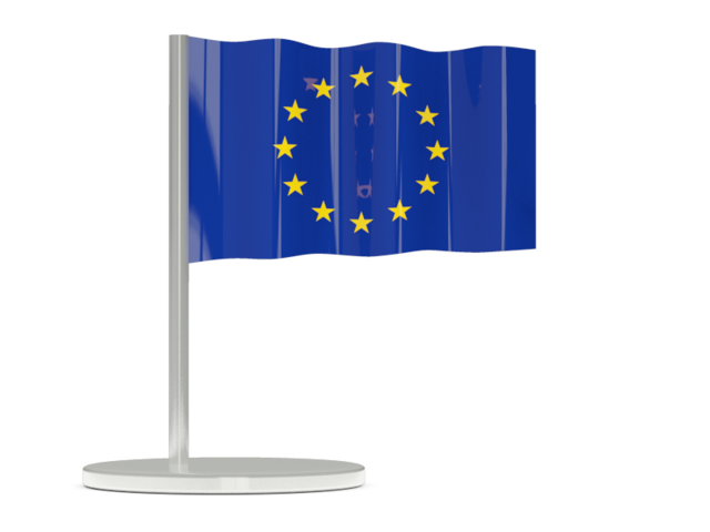 Flag pin. Download flag icon of European Union at PNG format