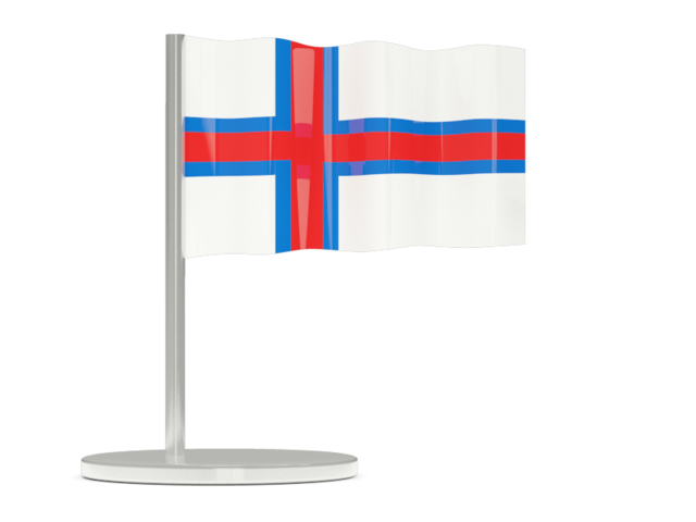 Flag pin. Download flag icon of Faroe Islands at PNG format